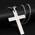 24 inch silver cross